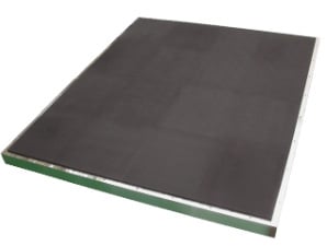Porous carbon pad